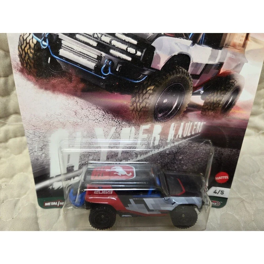 Hot Wheels Premium Car Culture Hyper Haulers Ford Bronco R # 4/5 Damaged Bubble